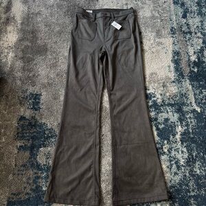 Gap Jeans Womens Size 6 / 28 Gray moleskin 70s Flare High Rise NWT
